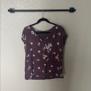 Papermoon Plum Floral Blouse